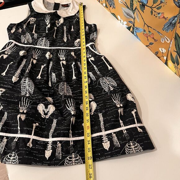 Folter Modcloth Glow-in-the-Dark Skeleton Dress 1X Halloween Glow in Dark - Picture 7 of 7